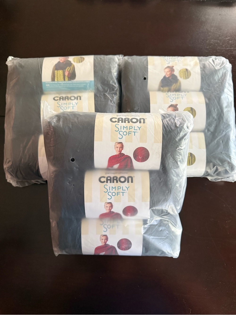 Caron Simply Soft Yarn - Black